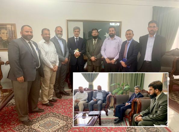 اسلامک ایجوکیشن کمیٹی کویت کے وفد کی سفیر اسلامی جمہوریہ پاکستان کویت سے ملاقات 